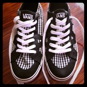 Vans Checkered Lace Up Sneakers